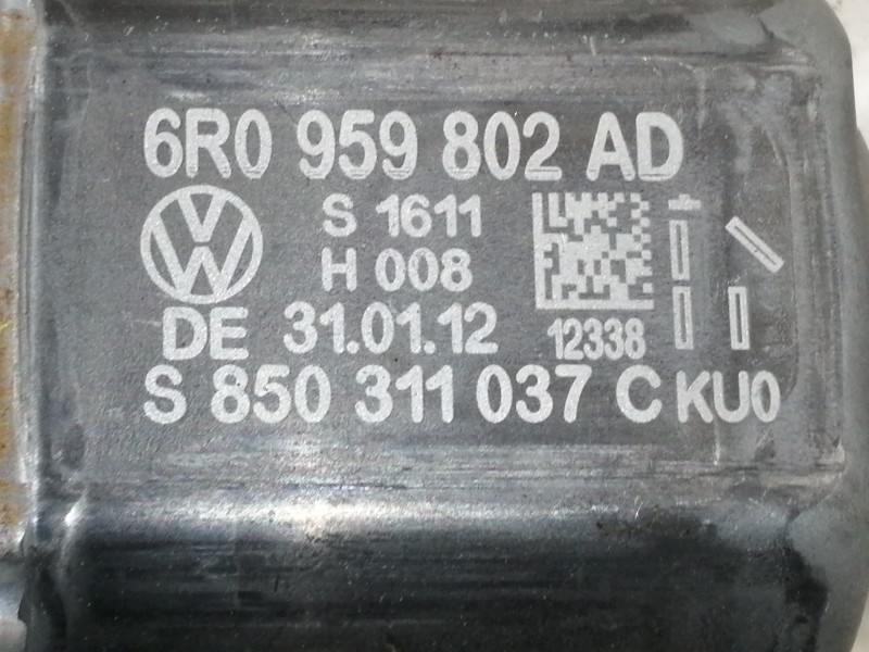 Recambio de elevalunas delantero derecho para volkswagen polo (6r1) advance bluemotion referencia OEM IAM 6R0959802AD S850311037