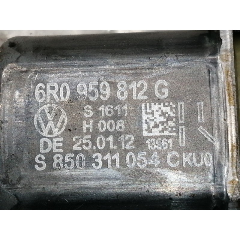 Recambio de elevalunas trasero derecho para volkswagen polo (6r1) advance bluemotion referencia OEM IAM 6R0959812G S850311054C /