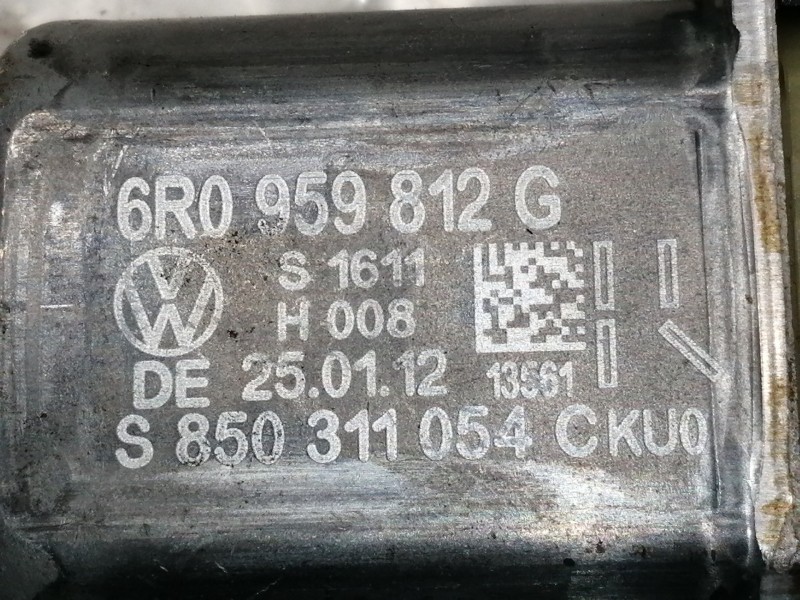 Recambio de elevalunas trasero derecho para volkswagen polo (6r1) advance bluemotion referencia OEM IAM 6R0959812G S850311054C /