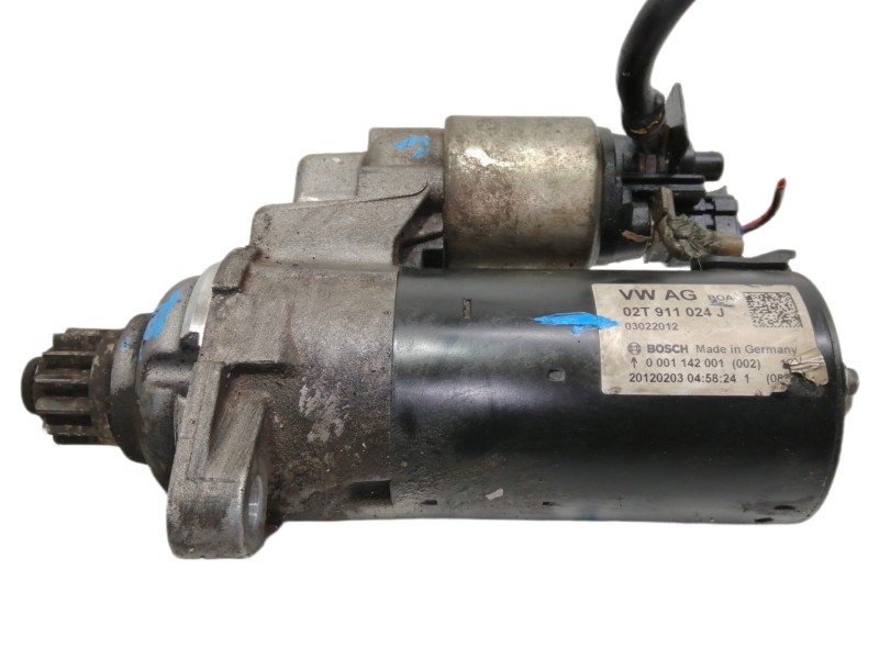Recambio de motor arranque para volkswagen polo (6r1) advance bluemotion referencia OEM IAM 02T911024J 03022012 / 0001142001 201