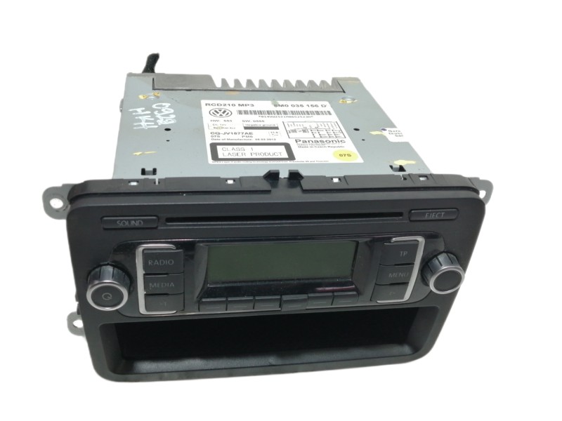 Recambio de sistema audio / radio cd para volkswagen polo (6r1) advance bluemotion referencia OEM IAM 5M0035156D  