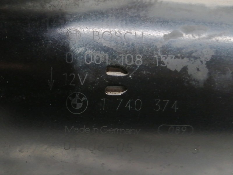 Recambio de motor arranque para bmw serie 3 compact (e46) 325ti referencia OEM IAM 1740374 0001108157 