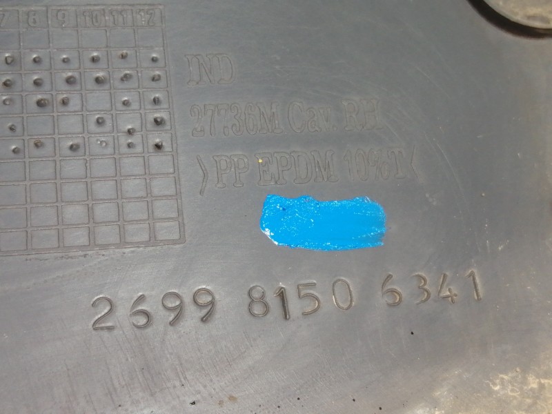 Recambio de aletin delantero derecho para tata safari 42fd referencia OEM IAM 269981506341 27736M 