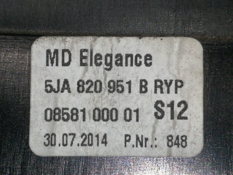 Recambio de rejilla aireadora para seat toledo (kg3) reference referencia OEM IAM 5JA820951B 0858100001 