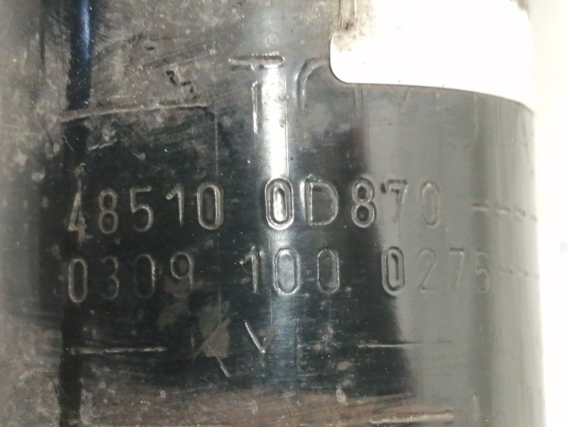 Recambio de amortiguador delantero derecho para toyota yaris active referencia OEM IAM 485100D870 03091000275 