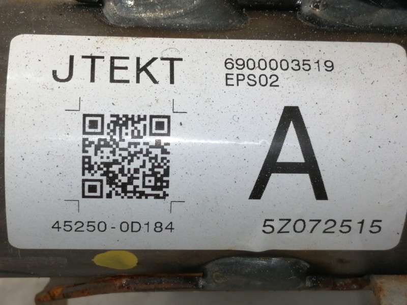 Recambio de columna direccion para toyota yaris active referencia OEM IAM 6900003519 452500D184 / 301002130 / 1608001012 5Z07251