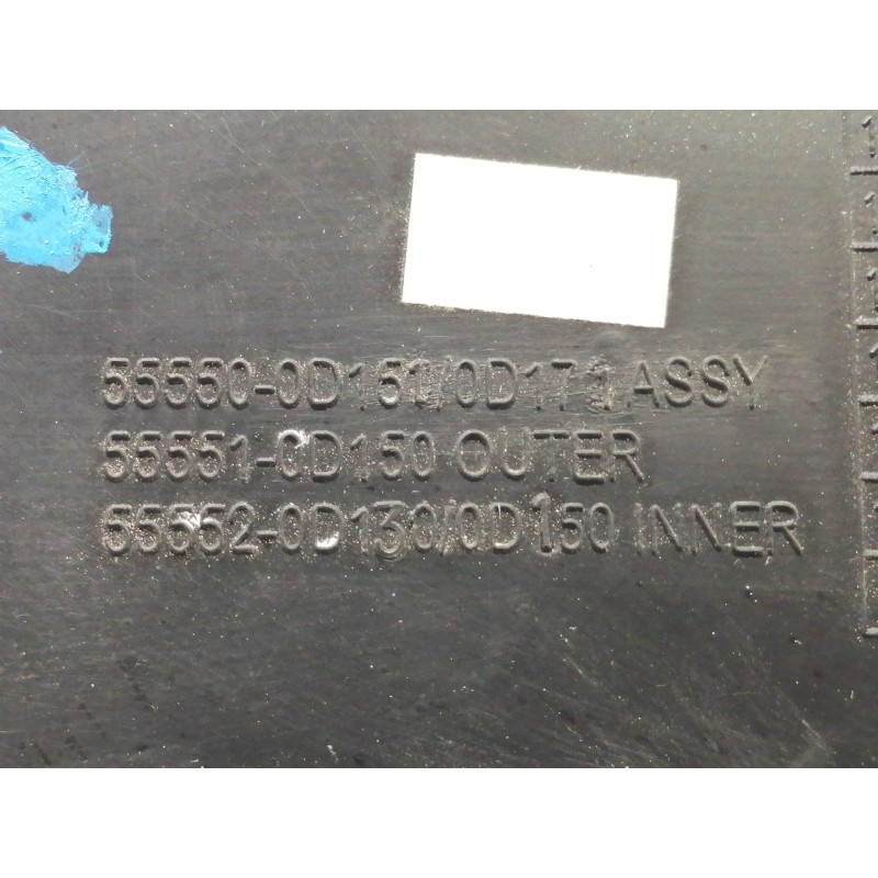 Recambio de guantera para toyota yaris active referencia OEM IAM 555500D151 555500D171 / 555510D150 555520D130 / 555520D150