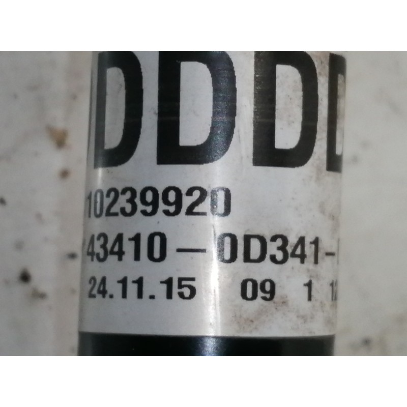 Recambio de transmision delantera derecha para toyota yaris active referencia OEM IAM 10239920 434100D341D 