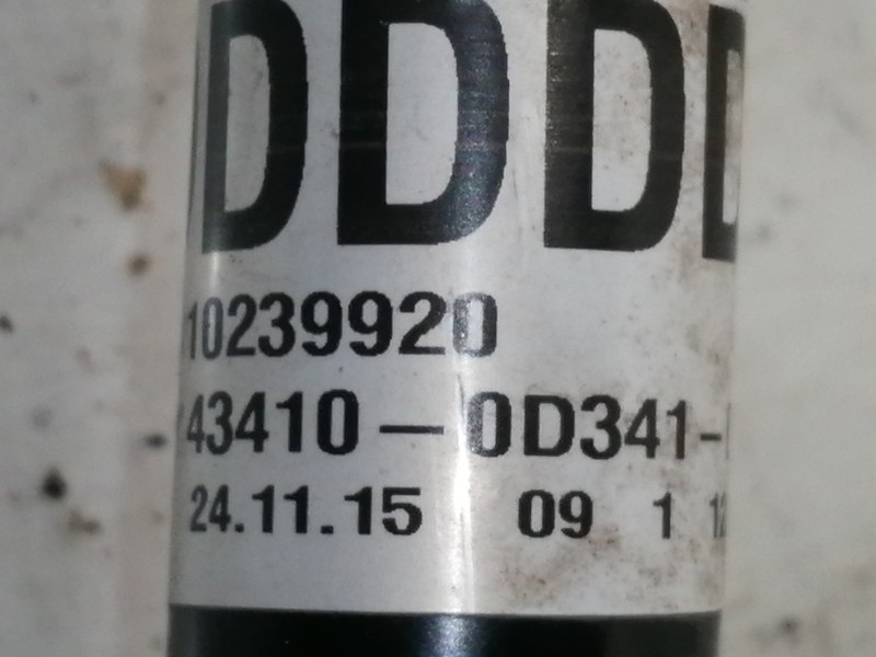 Recambio de transmision delantera derecha para toyota yaris active referencia OEM IAM 10239920 434100D341D 