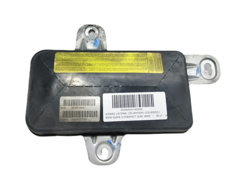 Recambio de airbag lateral delantero izquierdo para bmw serie 3 compact (e46) 320td referencia OEM IAM 30705512903J  