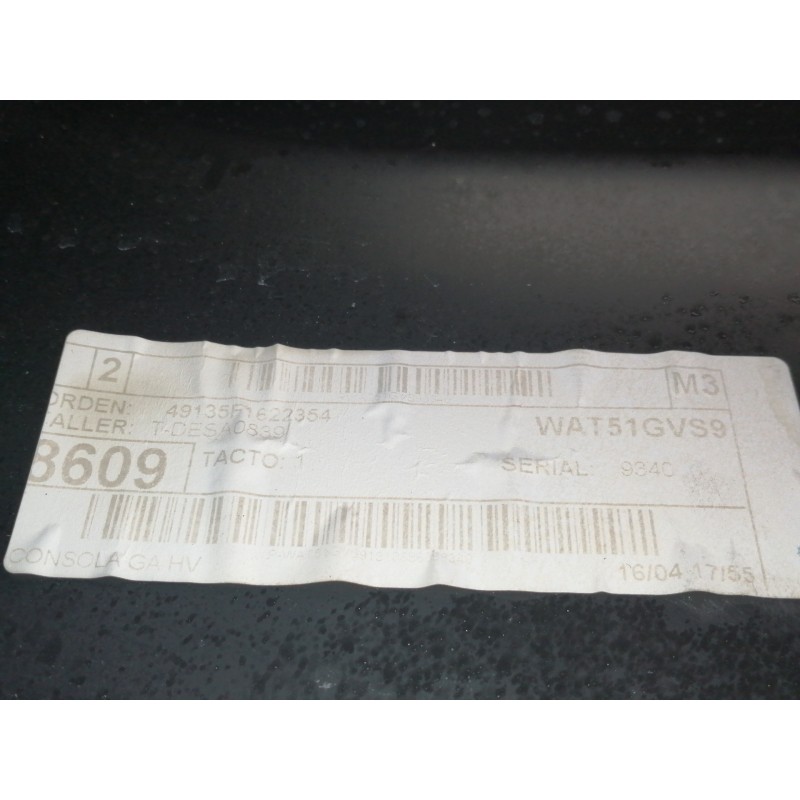 Recambio de apoyabrazos central para seat leon (5f1) style referencia OEM IAM 5F0864981A  