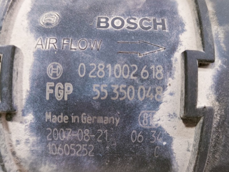 Recambio de caudalimetro para opel combo (corsa c) familiar referencia OEM IAM 0281002618 55350048 