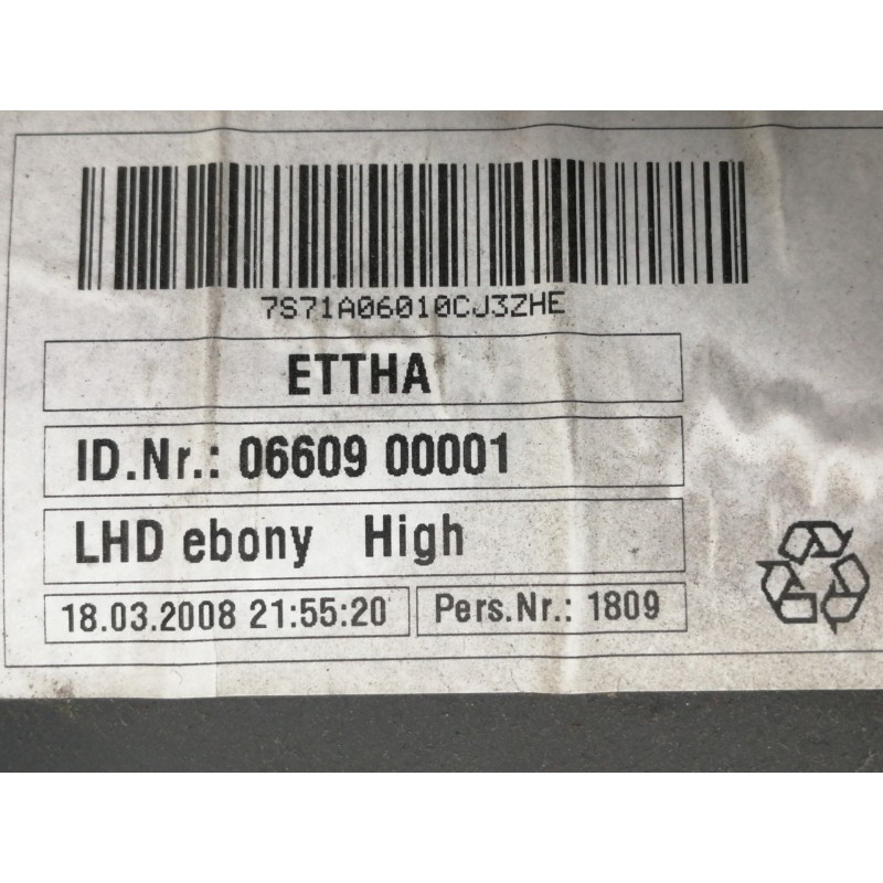 Recambio de guantera para ford mondeo ber. (ca2) ghia referencia OEM IAM 7S71A06010 0660900001 7S71A06010CJ3ZHE