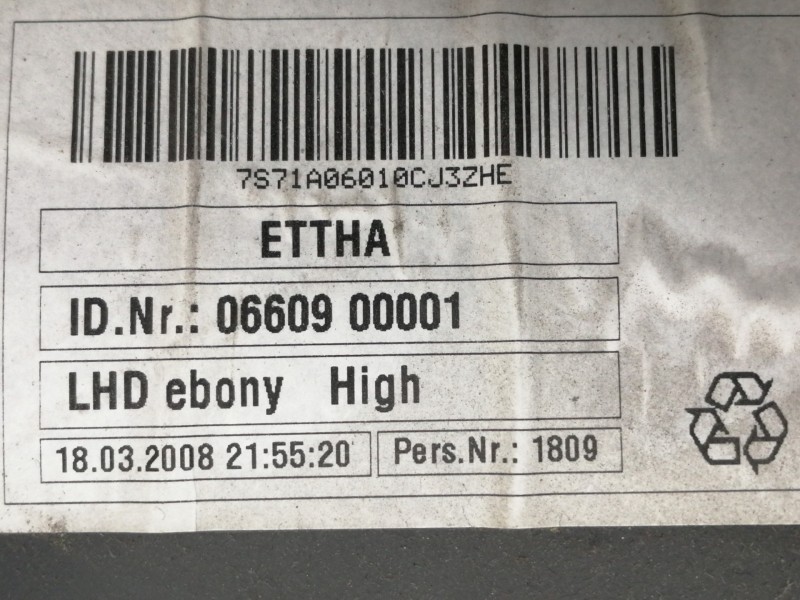 Recambio de guantera para ford mondeo ber. (ca2) ghia referencia OEM IAM 7S71A06010 0660900001 7S71A06010CJ3ZHE