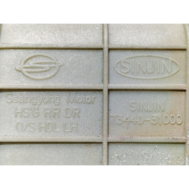 Recambio de maneta exterior trasera izquierda para ssangyong kyron 200 xdi limited referencia OEM IAM 7344031000  