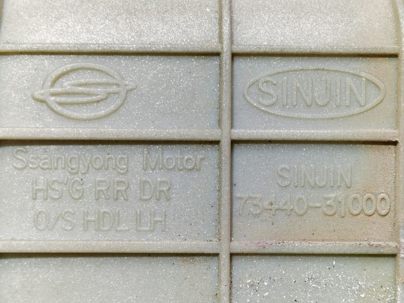 Recambio de maneta exterior trasera izquierda para ssangyong kyron 200 xdi limited referencia OEM IAM 7344031000  