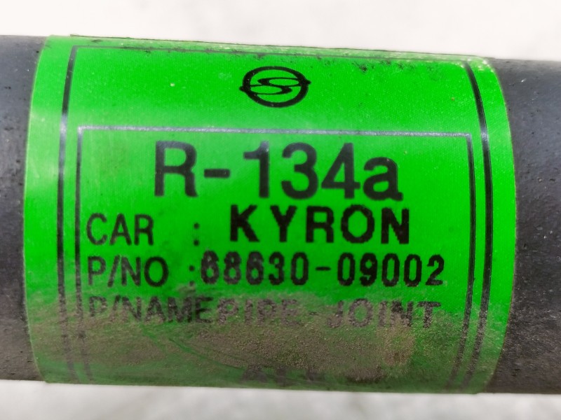 Recambio de tubos aire acondicionado para ssangyong kyron 200 xdi limited referencia OEM IAM R134A  