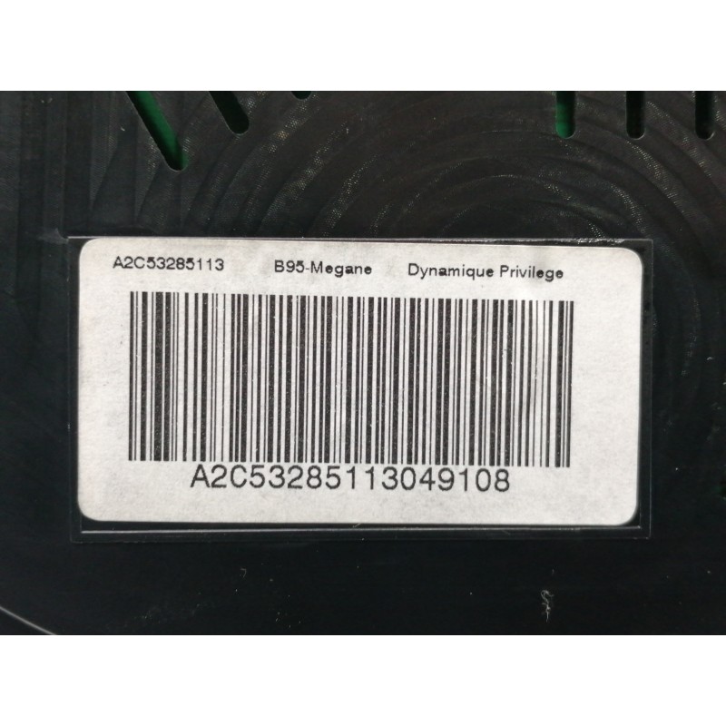 Recambio de cuadro instrumentos para renault megane iii berlina 5 p dynamique referencia OEM IAM RNI248100054R A2C53285113 A2C53