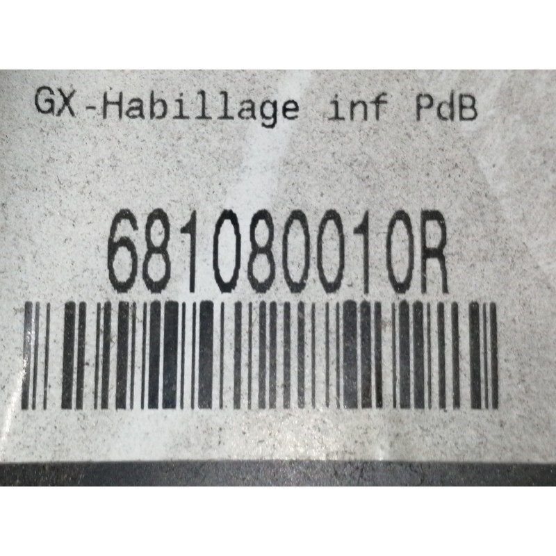 Recambio de guantera para renault megane iii berlina 5 p dynamique referencia OEM IAM 685000007R 681080010R 