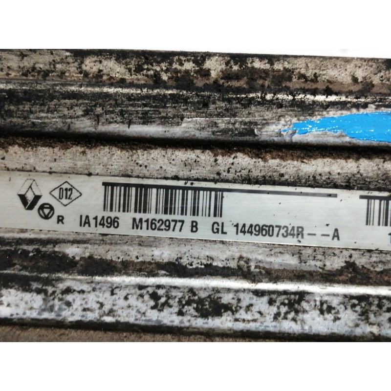Recambio de intercooler para renault megane iii berlina 5 p dynamique referencia OEM IAM 144960734R M162977B IA1496