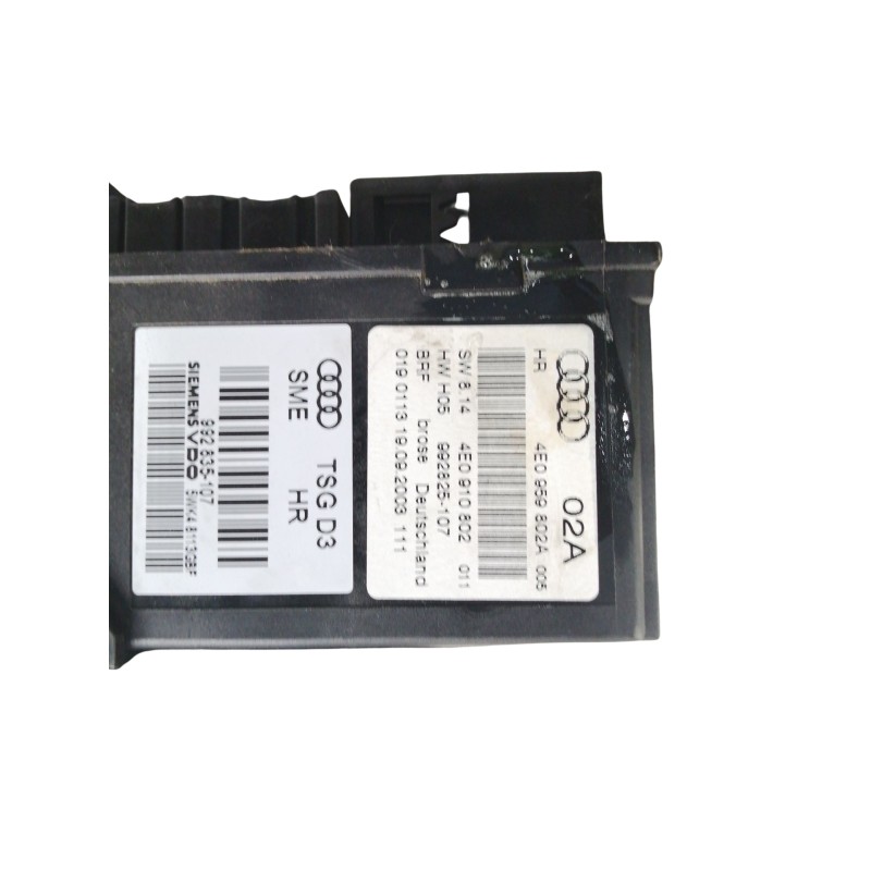 Recambio de elevalunas trasero derecho para audi a8 (4e2) 4.2 quattro referencia OEM IAM 4E0959802A  