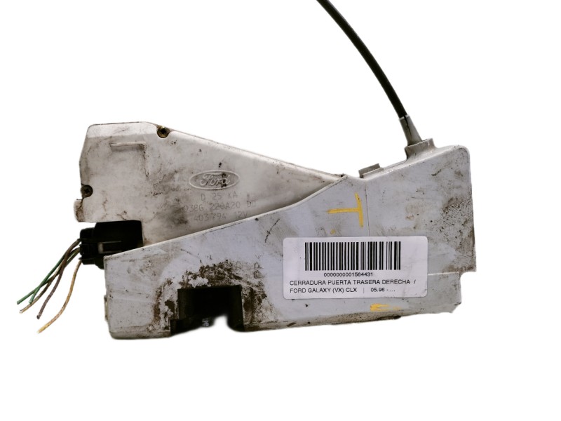 Recambio de cerradura puerta trasera derecha para ford galaxy (vx) clx referencia OEM IAM 93BG220A20DD 403794 5 CABLES 