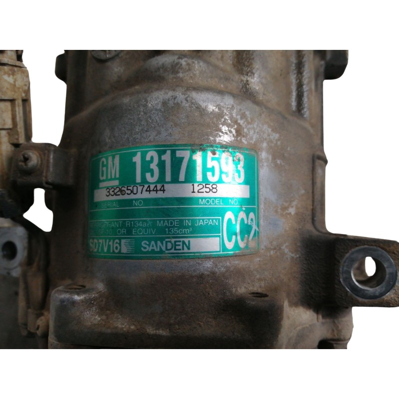 Recambio de compresor aire acondicionado para opel vectra c berlina gts referencia OEM IAM   