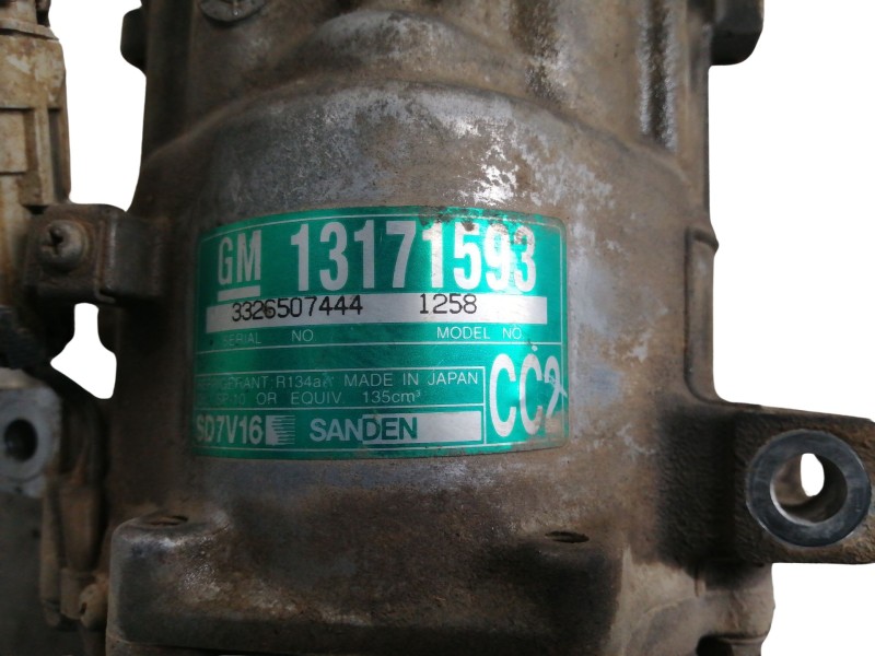 Recambio de compresor aire acondicionado para opel vectra c berlina gts referencia OEM IAM   