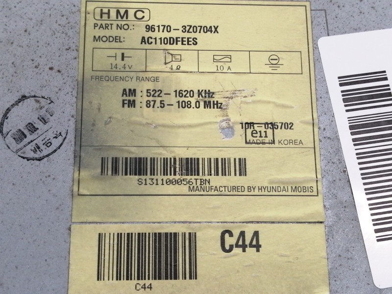 Recambio de sistema audio / radio cd para hyundai i40 style blue referencia OEM IAM   