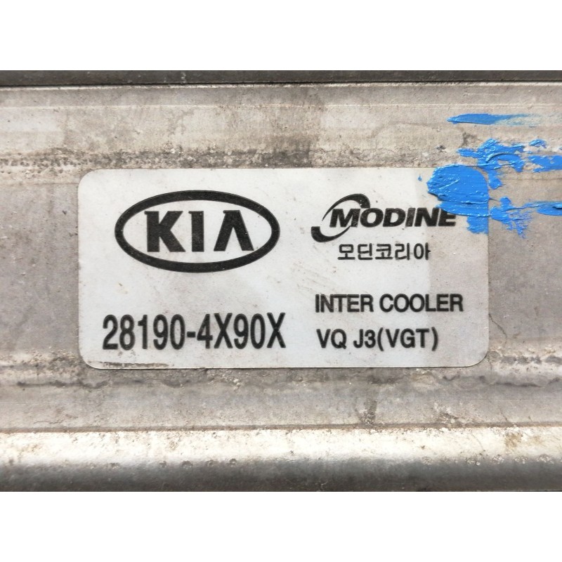 Recambio de intercooler para kia carnival 2.9 crdi vgt ex referencia OEM IAM 281904X90X  