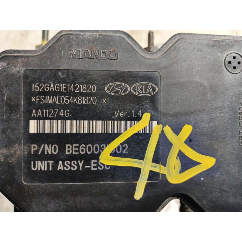 Recambio de abs para hyundai i40 style blue referencia OEM IAM 589203Z510 BH6013L501 