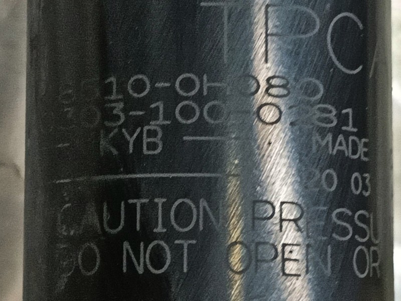 Recambio de amortiguador delantero derecho para citroën c1 airscape shine referencia OEM IAM  485100H080 