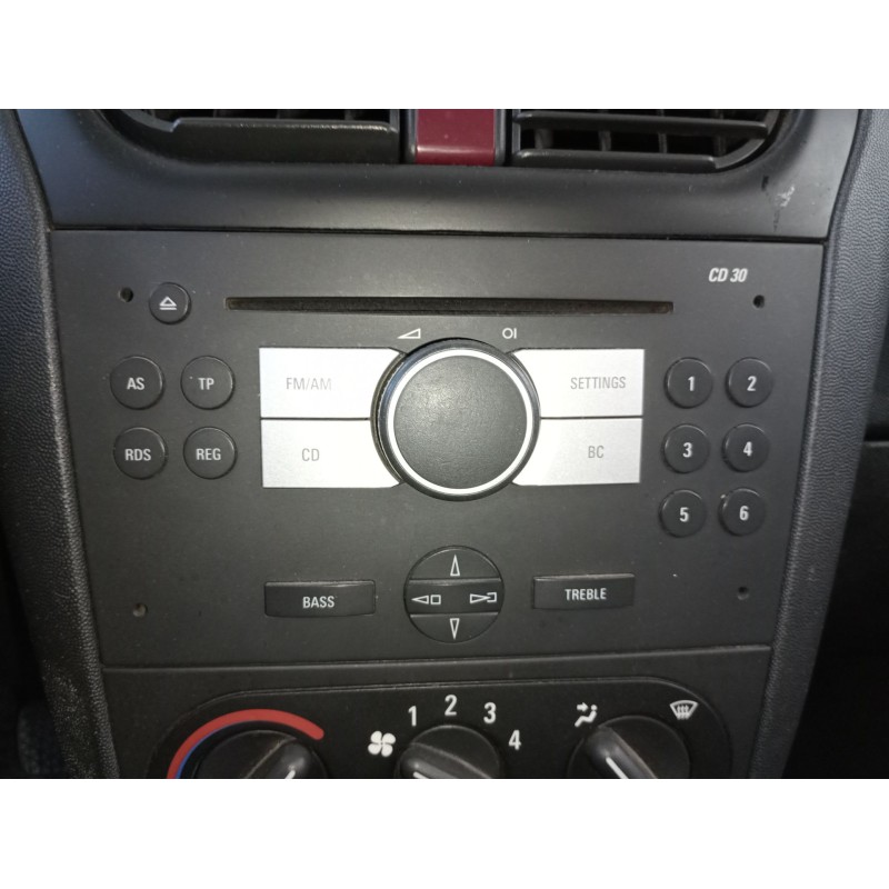 Recambio de sistema audio / radio cd para opel combo (corsa c) familiar referencia OEM IAM   