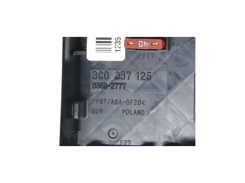 Recambio de caja reles / fusibles para volkswagen passat berlina (3c2) advance referencia OEM IAM  1K0937132 