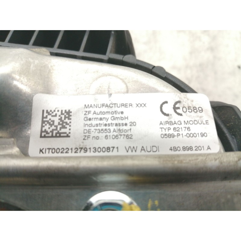 Recambio de airbag delantero izquierdo para audi a4 berlina (b5) 1.9 tdi referencia OEM IAM 4B0898201A  KIT002212791300871