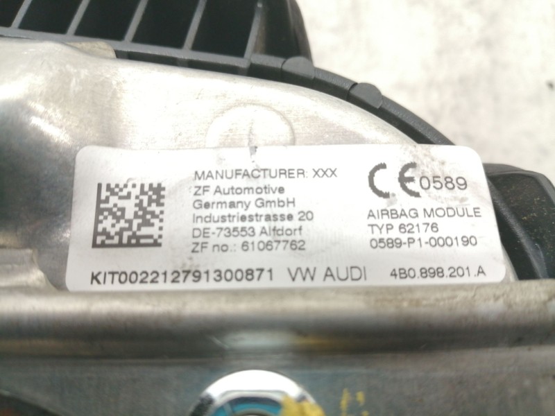 Recambio de airbag delantero izquierdo para audi a4 berlina (b5) 1.9 tdi referencia OEM IAM 4B0898201A  KIT002212791300871