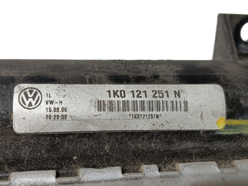 Recambio de radiador agua para seat leon (1p1) reference referencia OEM IAM 1K0121251N  