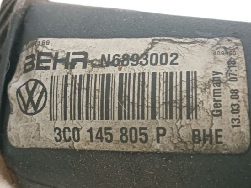 Recambio de intercooler para volkswagen passat berlina (3c2) advance referencia OEM IAM 3C0145805P  