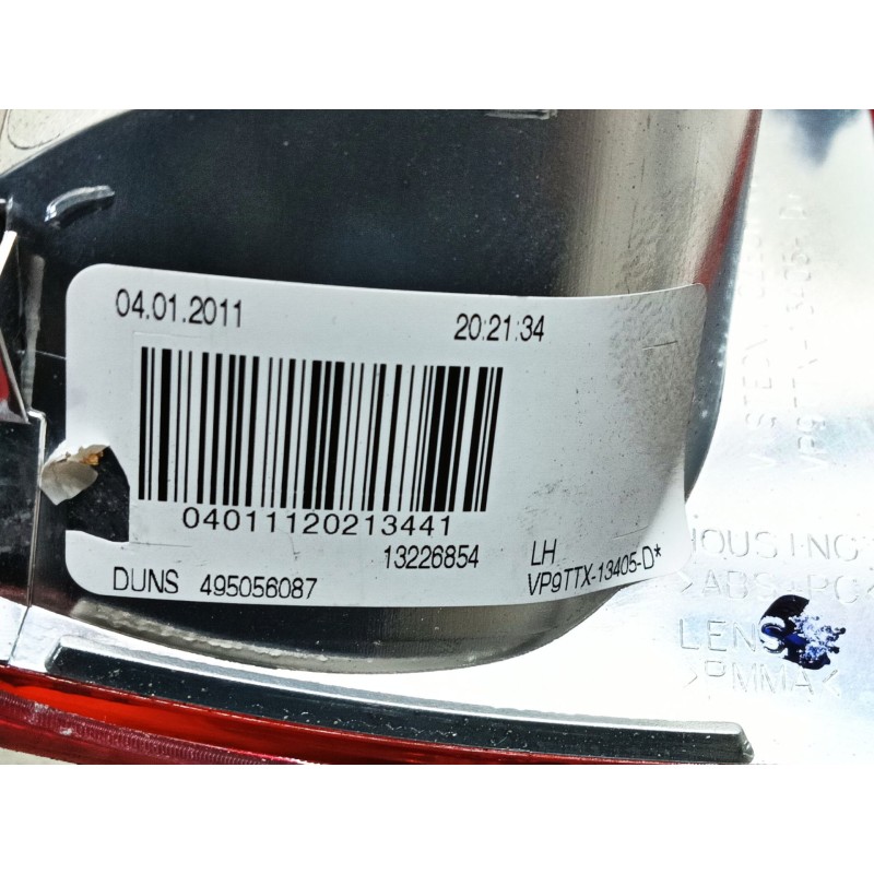 Recambio de piloto trasero izquierdo interior para opel insignia sports tourer 2.0 16v cdti referencia OEM IAM   