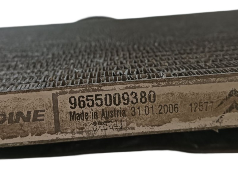 Recambio de condensador / radiador aire acondicionado para citroën c2 furio referencia OEM IAM 9655009380  