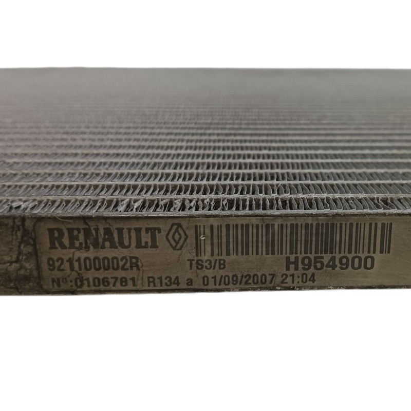 Recambio de condensador / radiador aire acondicionado para renault laguna iii dynamique referencia OEM IAM 921100002R  H954900