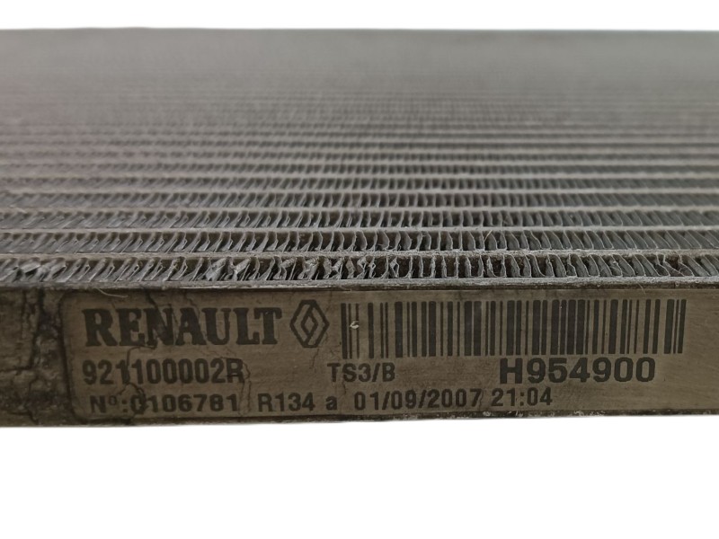 Recambio de condensador / radiador aire acondicionado para renault laguna iii dynamique referencia OEM IAM 921100002R  H954900