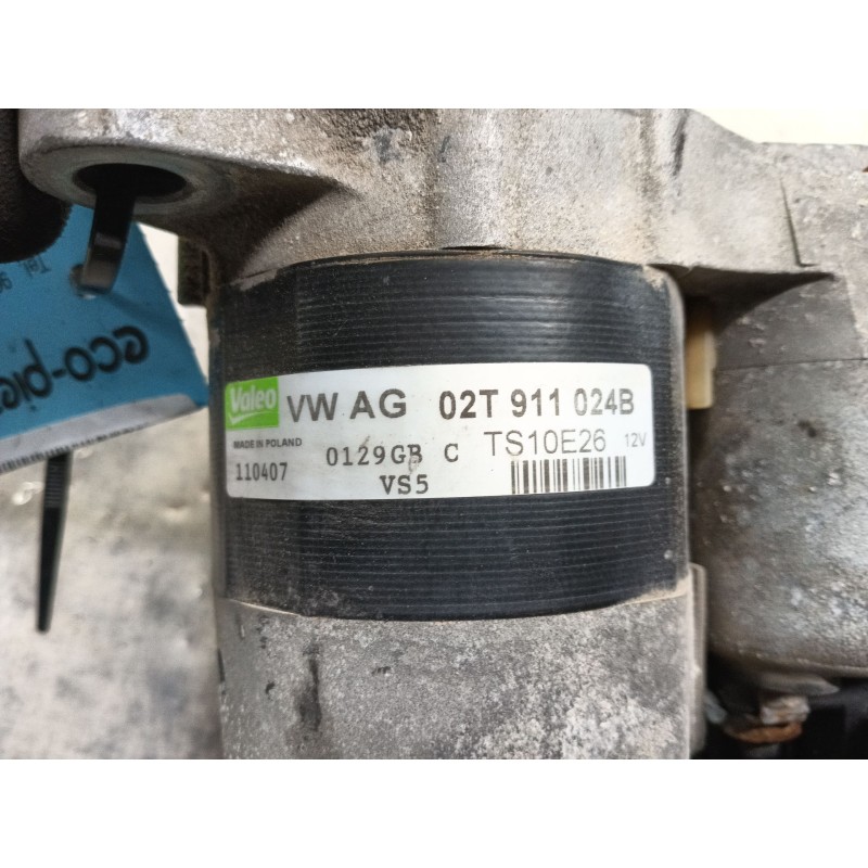 Recambio de motor arranque para volkswagen polo (9n3) edition referencia OEM IAM TS10E23 AG02T911024B 