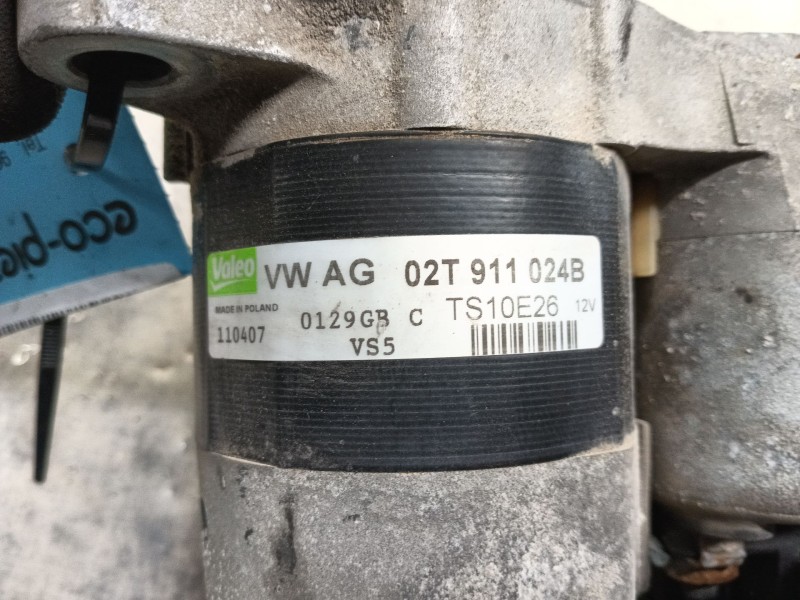 Recambio de motor arranque para volkswagen polo (9n3) edition referencia OEM IAM TS10E23 AG02T911024B 
