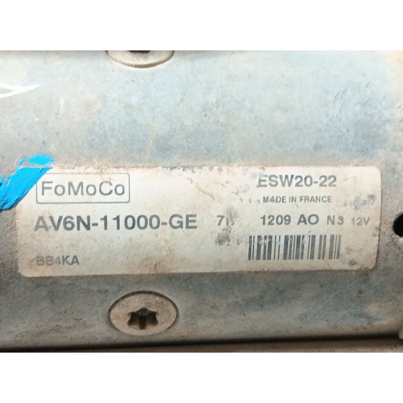 Recambio de motor arranque para ford kuga (cbs) 1.5 tdci cat referencia OEM IAM AV6N11000GE  