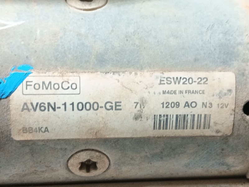 Recambio de motor arranque para ford kuga (cbs) 1.5 tdci cat referencia OEM IAM AV6N11000GE  