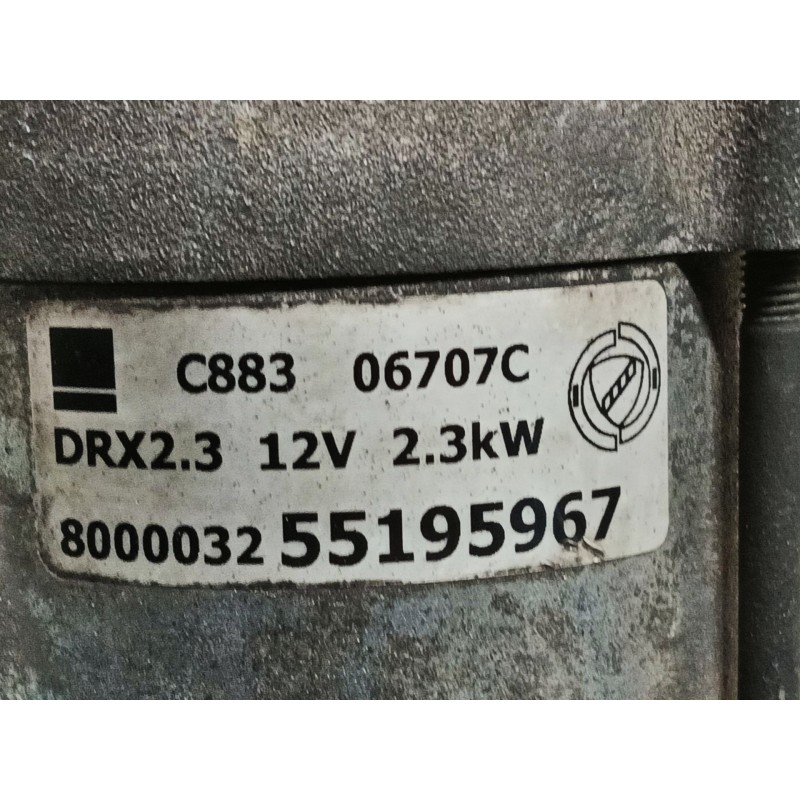 Recambio de motor arranque para fiat ducato caja cerrado 35 techo sobreelevado (06.2006 =>) l4h2 120 multijet referencia OEM IAM