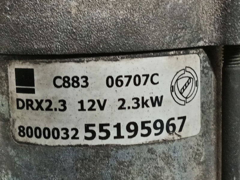 Recambio de motor arranque para fiat ducato caja cerrado 35 techo sobreelevado (06.2006 =>) l4h2 120 multijet referencia OEM IAM