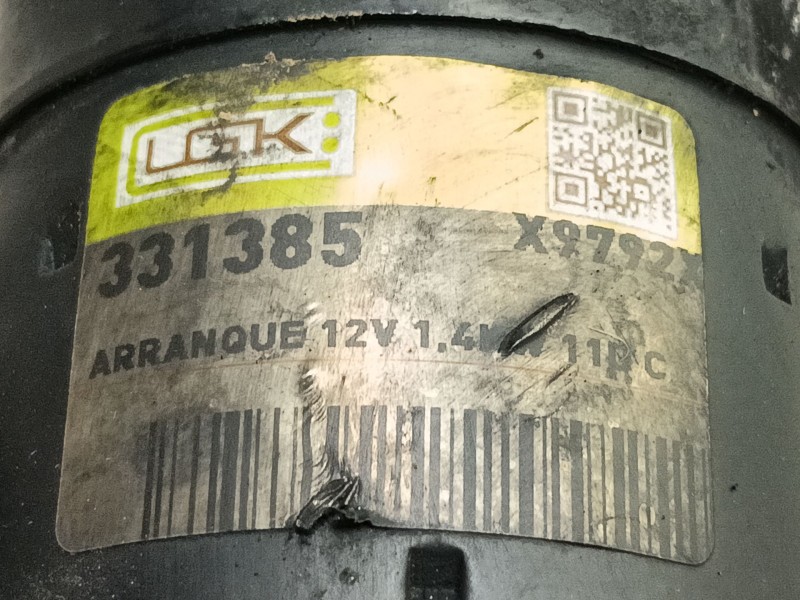 Recambio de motor arranque para peugeot expert kasten furgón l1h1 referencia OEM IAM   