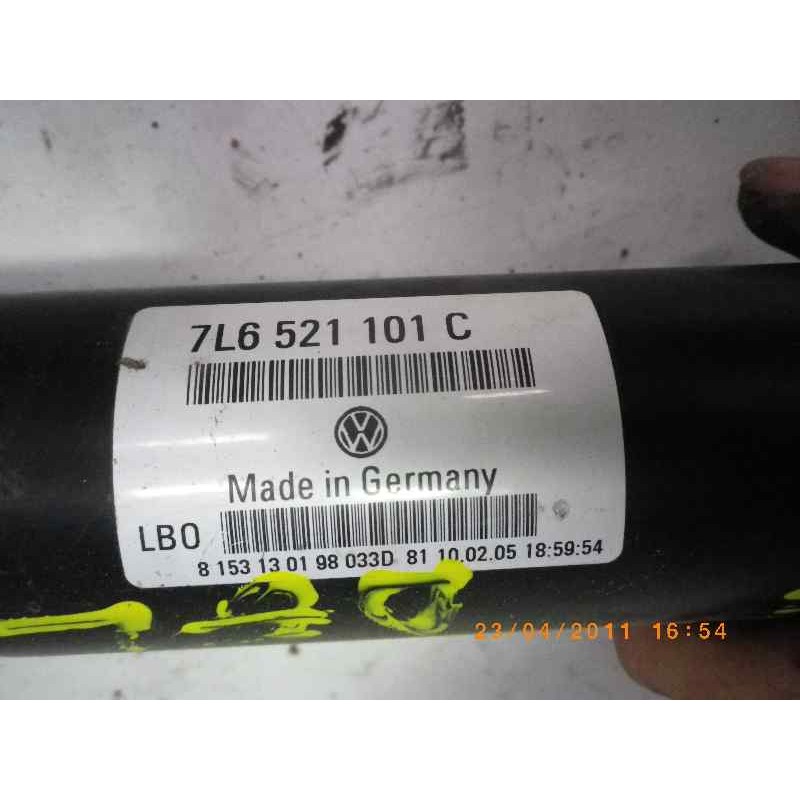 Recambio de transmision central para volkswagen touareg (7l6) 5.0 v10 tdi dpf referencia OEM IAM 7L6521101C 7L6521101C 